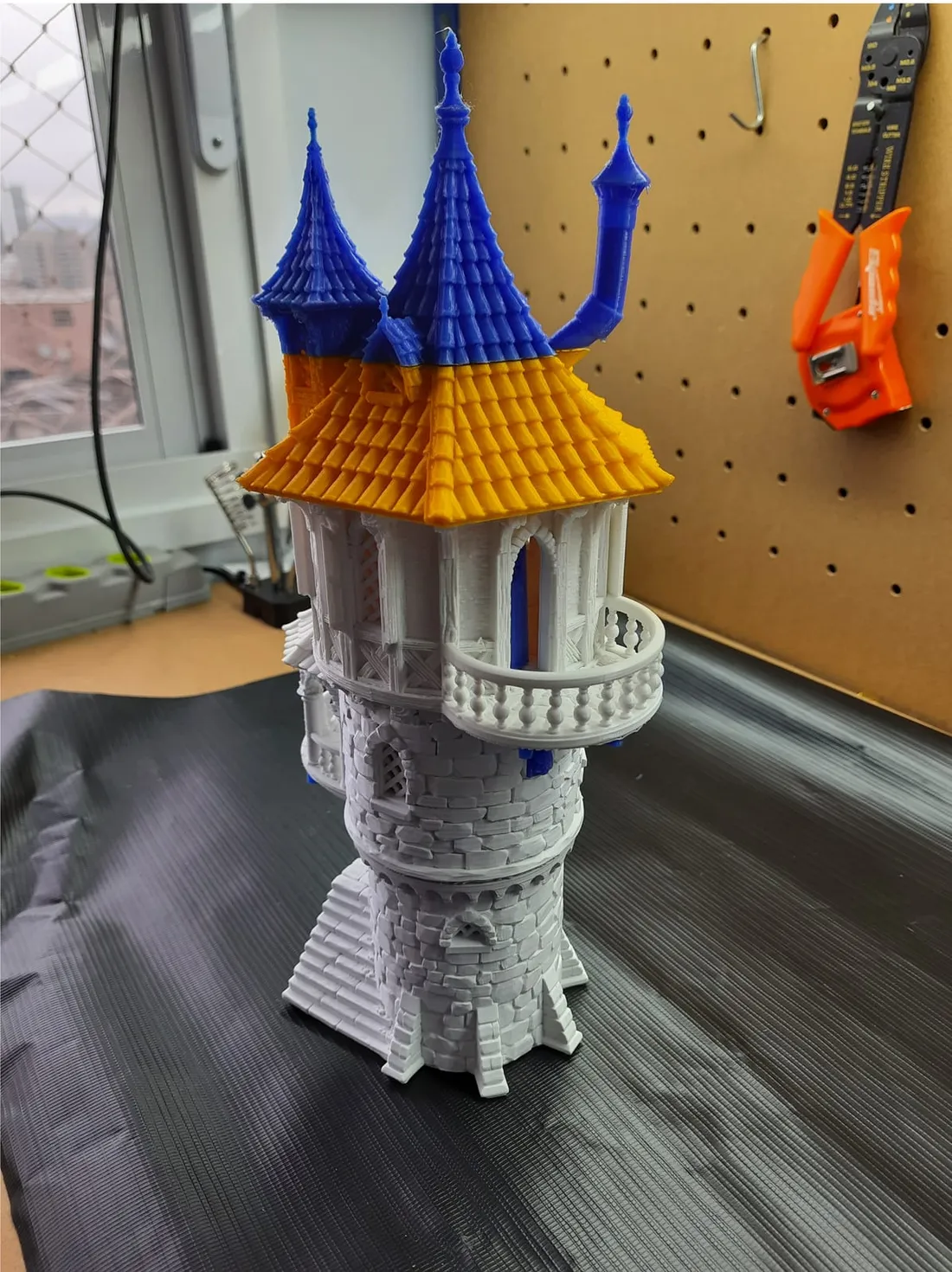 Castelo do Mago, peça impressa em PLA