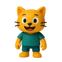 O Treco sorrindo, satisfeito consigo mesmo